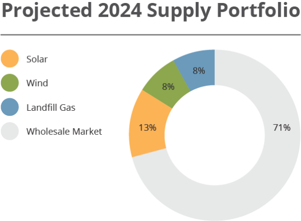 Projected 2024 Supply Portfolio