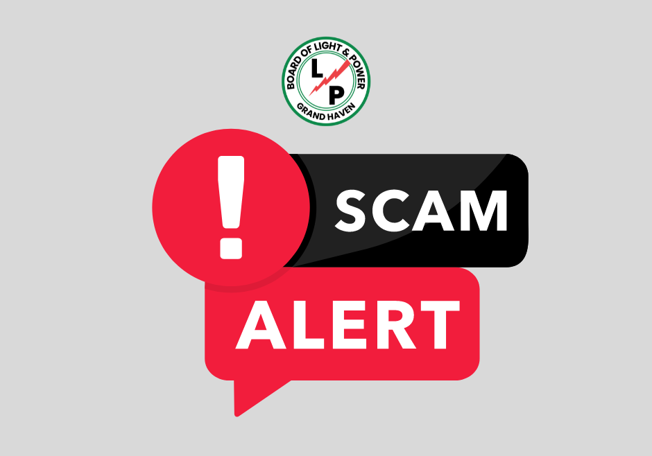 Copy of When BLP utility workers show up to your house, we will have identifiable uniforms and trucks with a big BLP emblem visible. Don’t let scammers trick you or scare you! The BLP is always av (1)