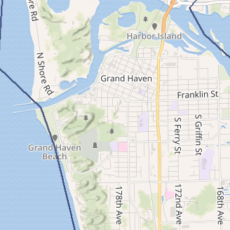 map of grand haven area